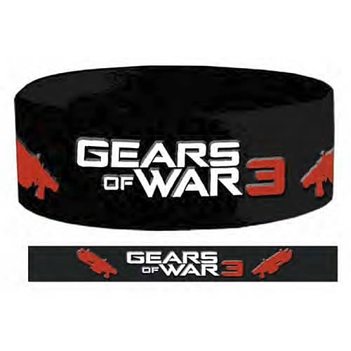Gears of War 3 Title Rubber Bracelet
